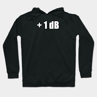 Sound engineer +1db in front and 10K in back Hoodie